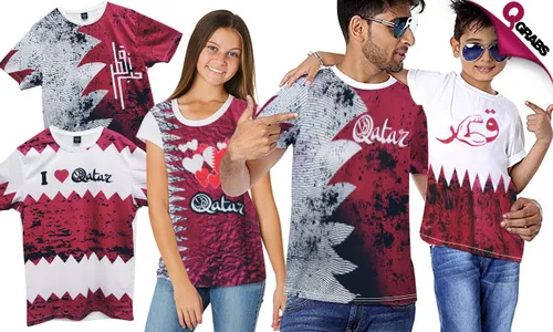 Qatar-Themed T-Shirts for Kids & Adults!